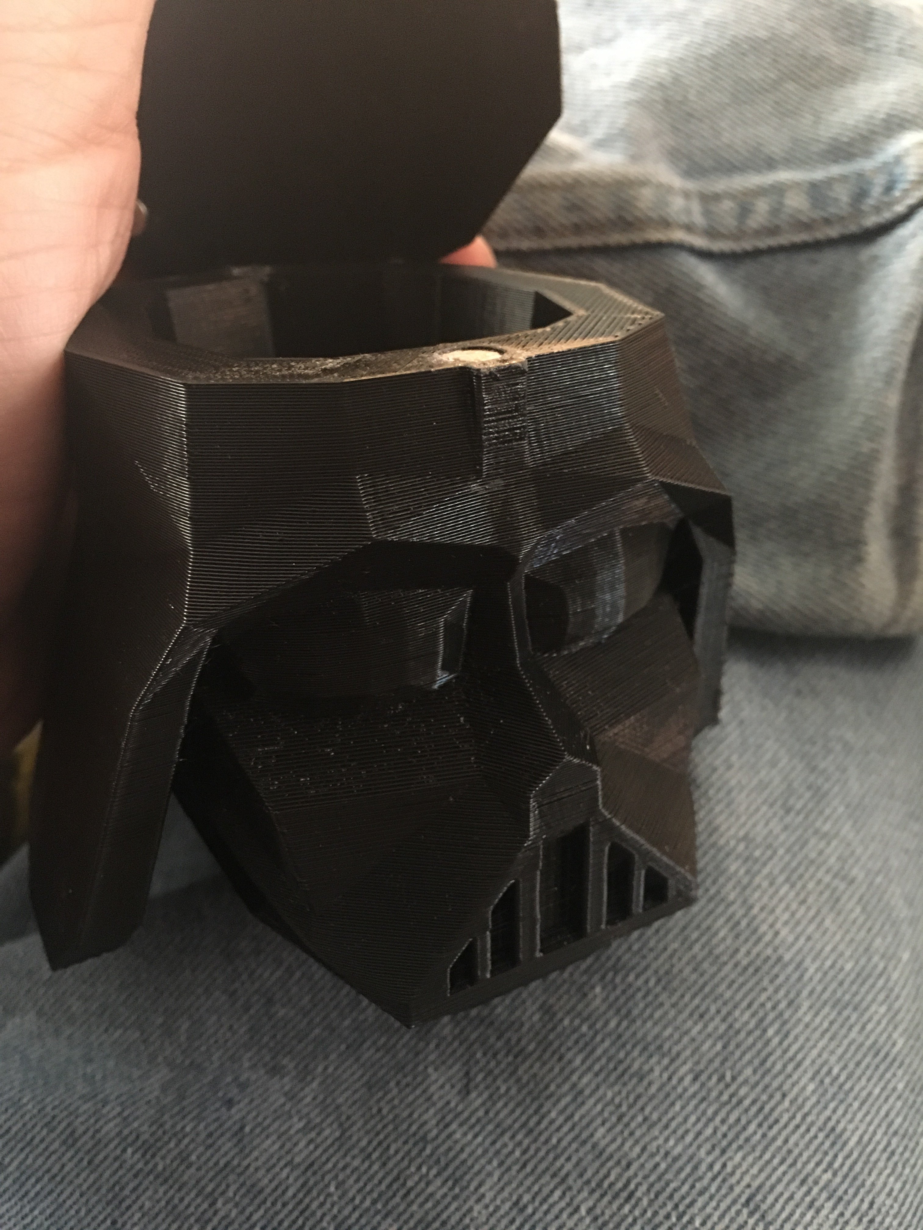 Low Poly Vader Dice Container