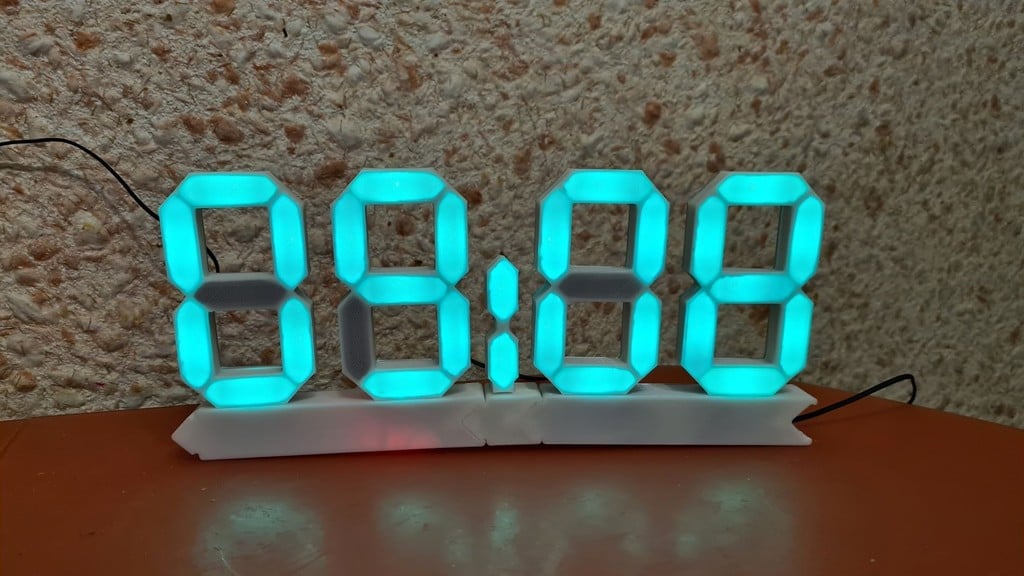 7 segment clock by random1101 for ESPHome