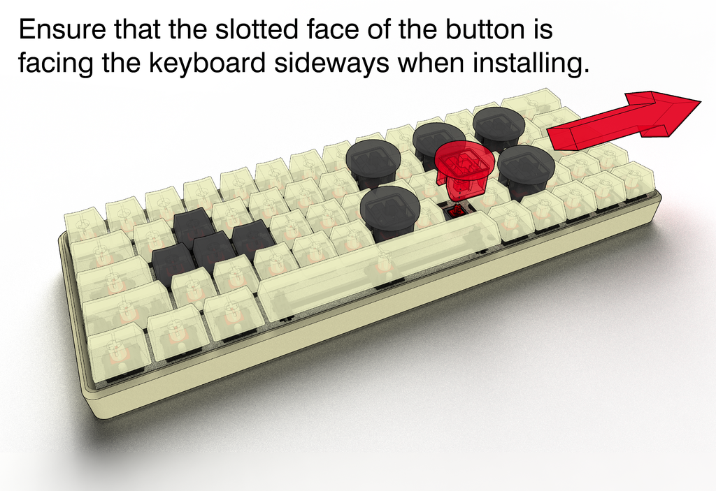 Arcade buttons for Mechanical keyboards with Cherry MX
