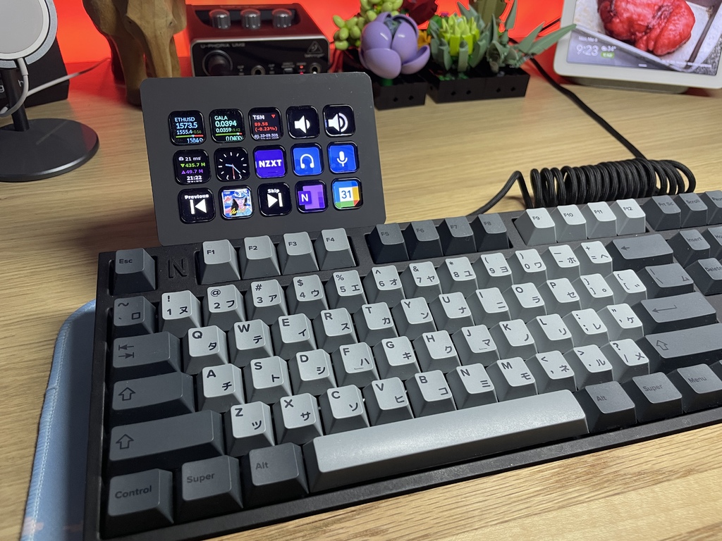 Streamdeck Stand - for behind keyboard