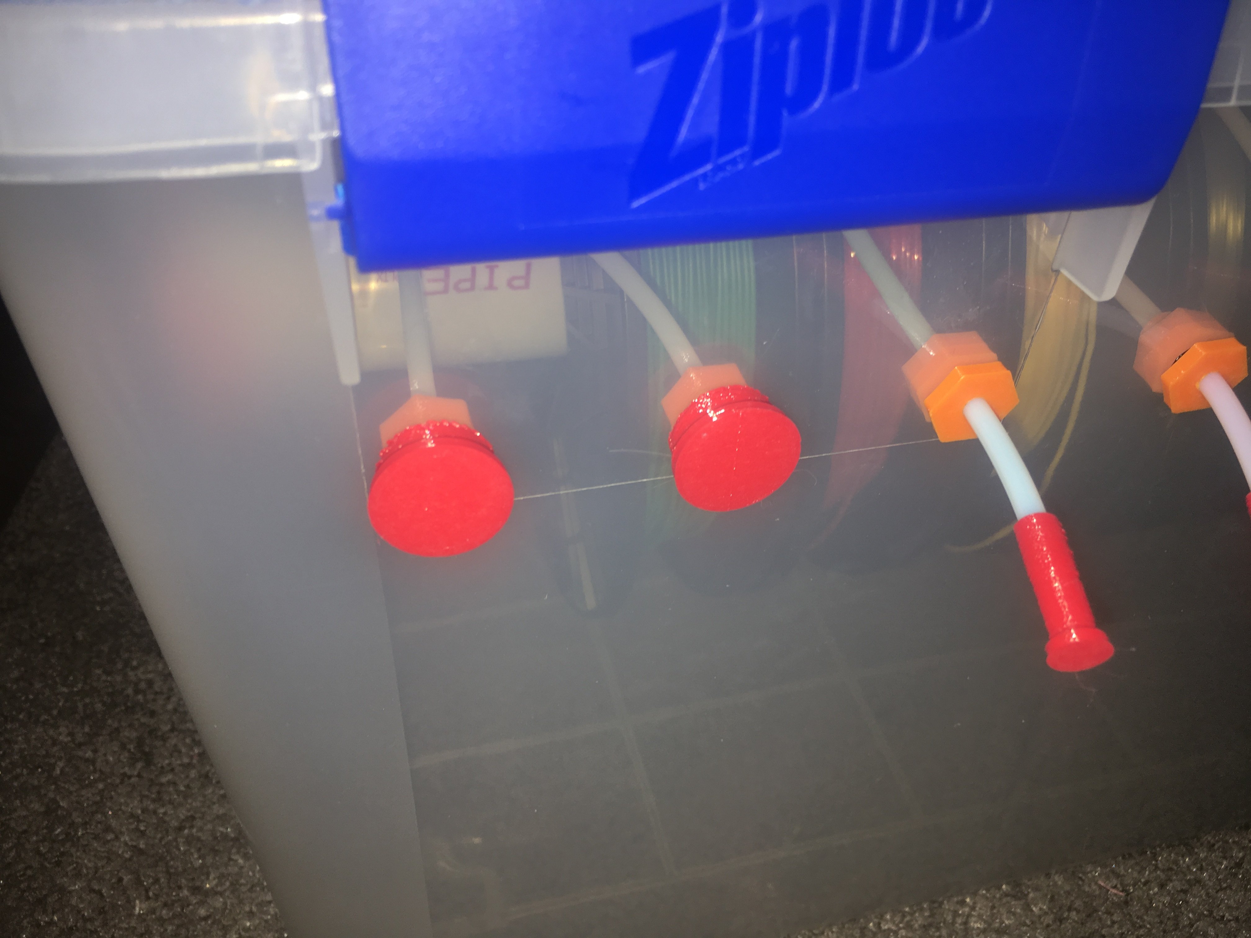 TPU Cap for Screwless Filament Feeder