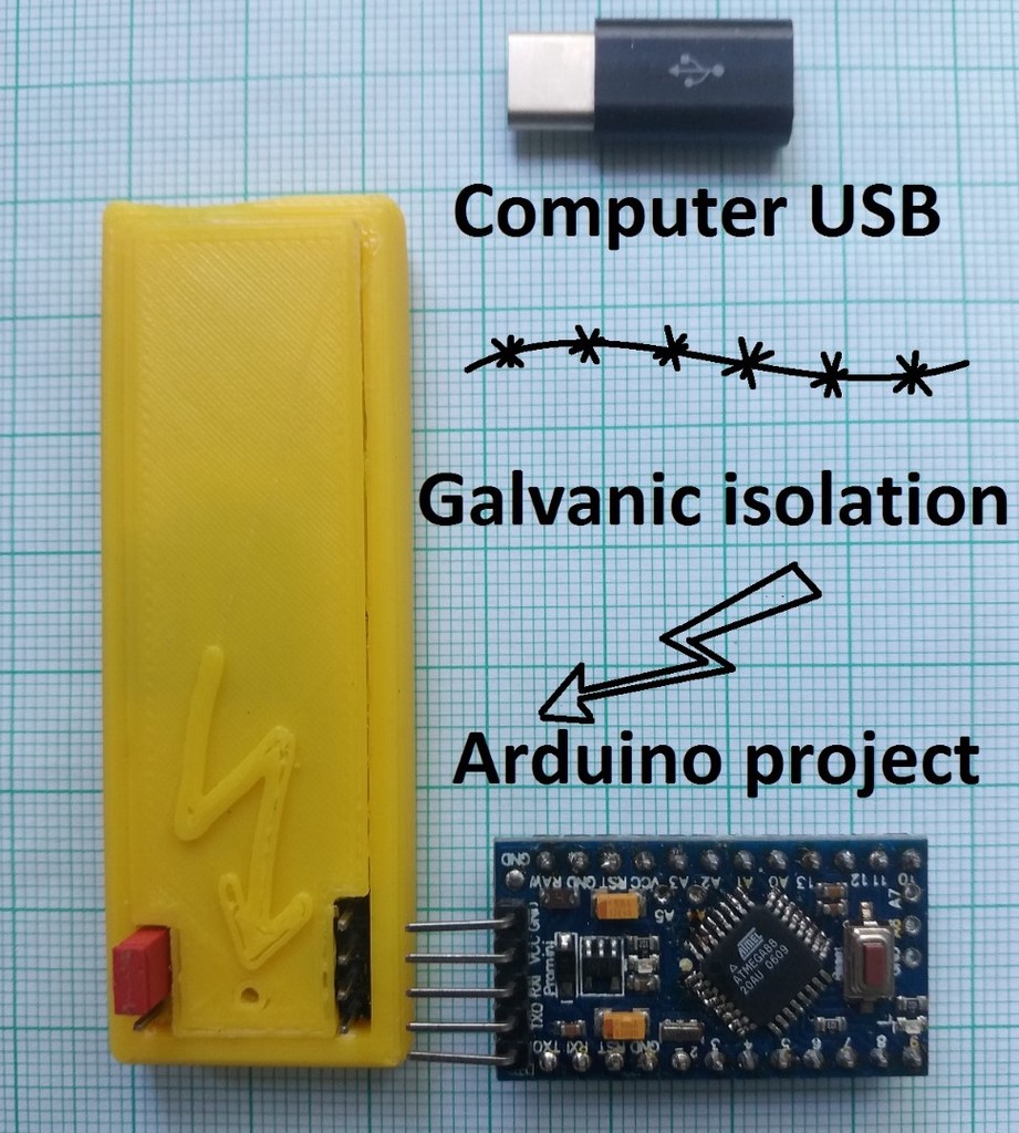 Arduino isolated programmer