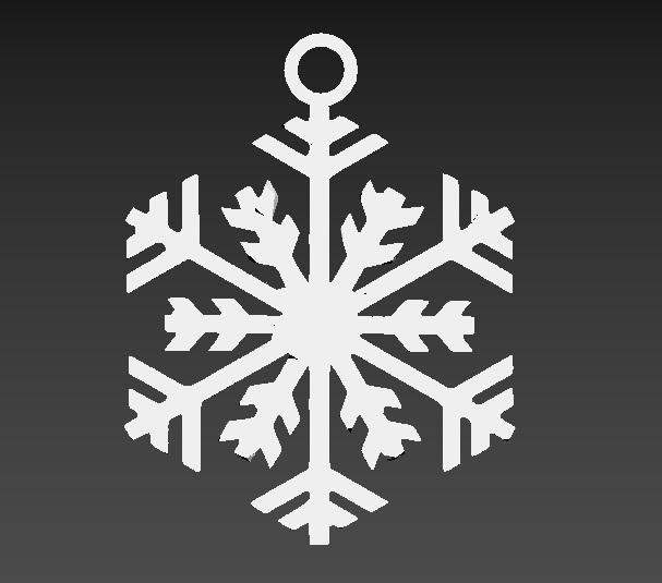 Cool snow flog decoration for in your Christmas tree!