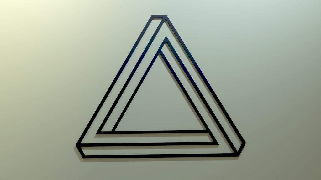 Impossible Triangle Wall Art
