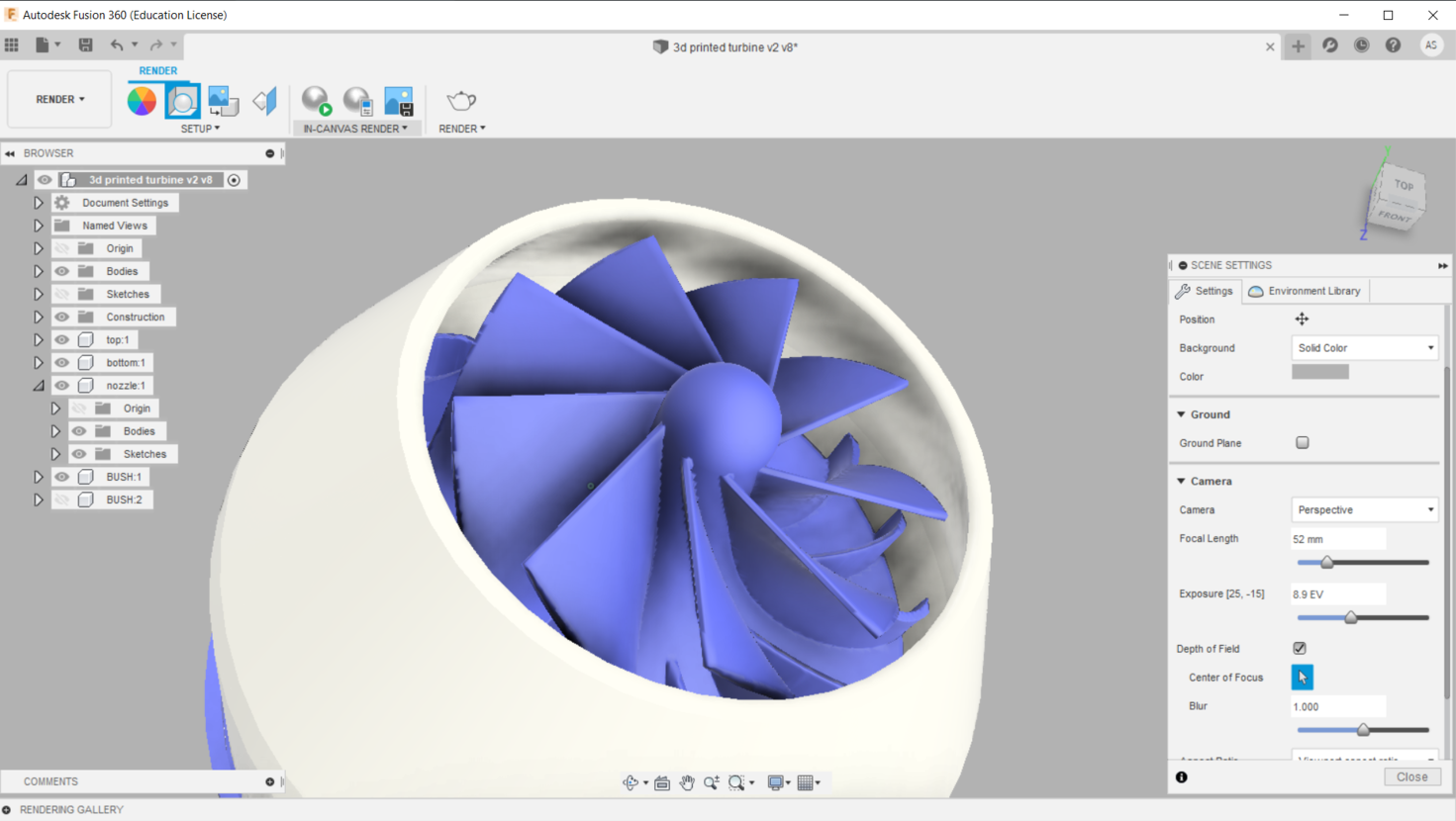 3D Printed Jet Engine V2