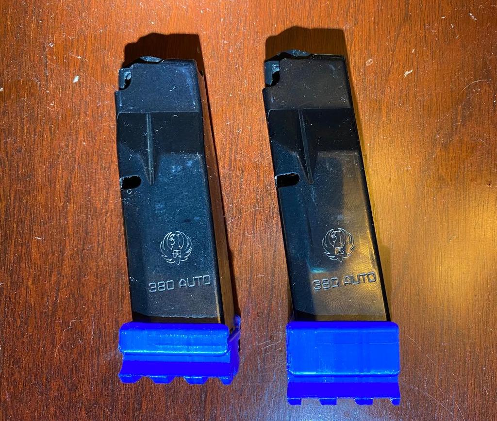 Ruger LCP Max Mantis Magazine Endplates 12 and 10 rd