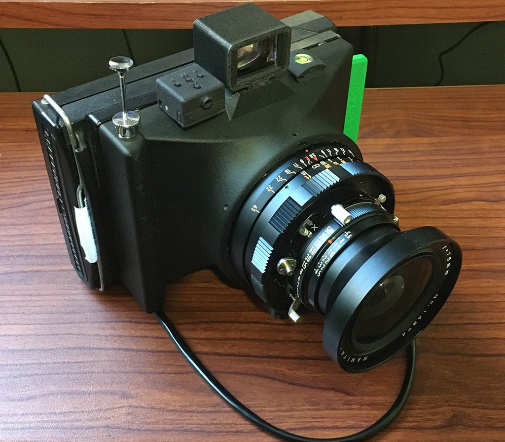 LigeroPress Camera Body for Mamiya Press Polaroid Peel Apart Packfilm Back