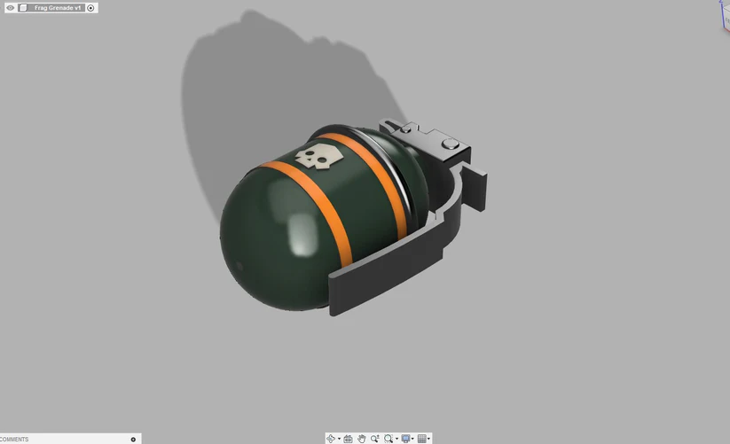 Helldivers Frag Grenade