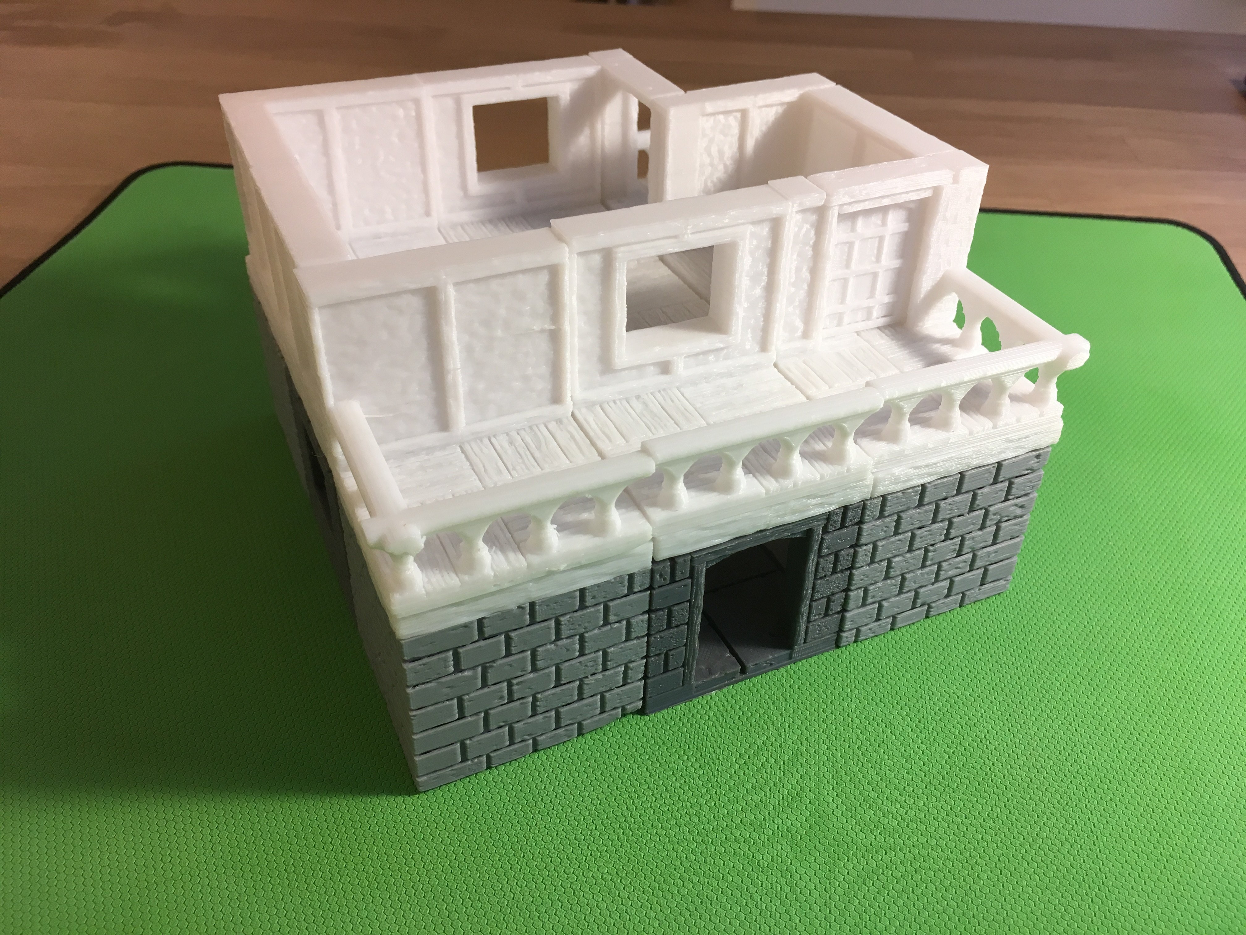 Balcony Tiles 2x2 Tudor (Openforge 2.0 compatible)