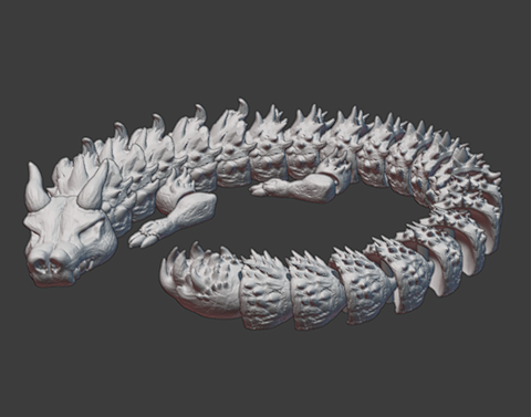 Articulated Ghost Dragon