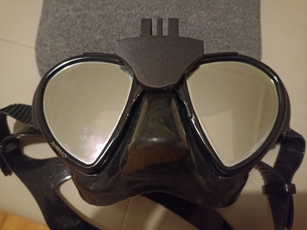 Cressi Nano Diving Mask GoPro Mount