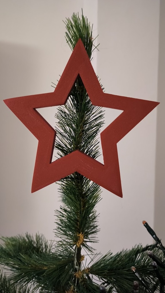  a Christmas tree Star 