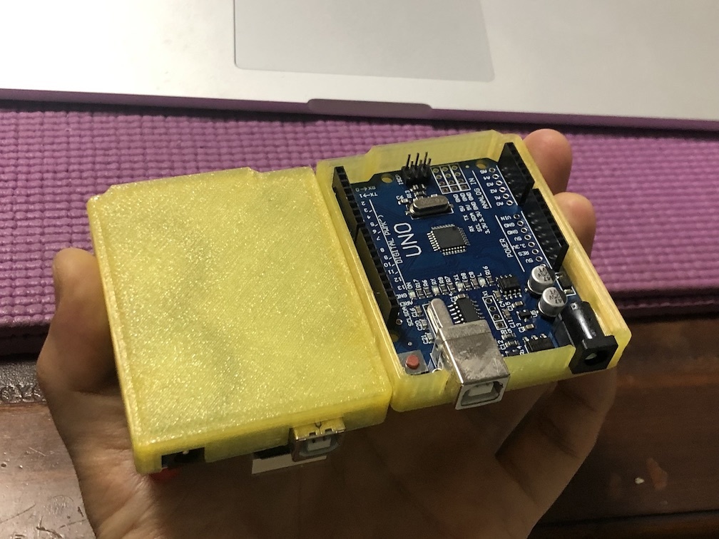 Arduino Uno Case bottom (No bolts assembly)