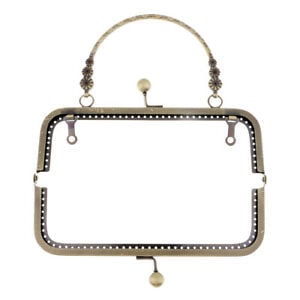 Clutch purse frame for sewing