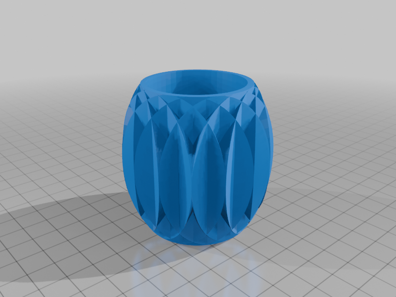 Patterned vase/pencil holder