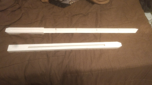 Action Figure Straight Katana & Sheath but it's full size (for people, ~39in!) and sliced up for printing