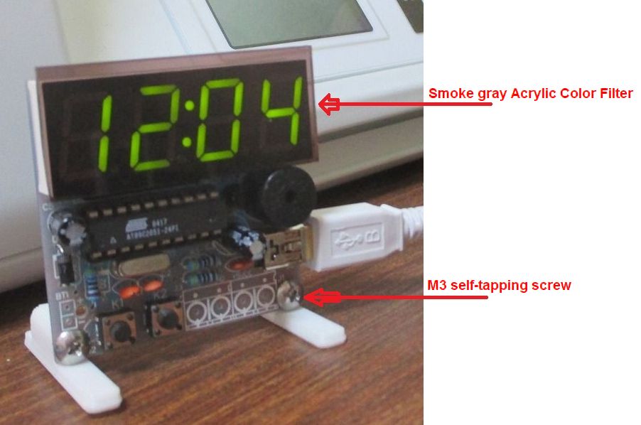 Base for LED Clock Kit