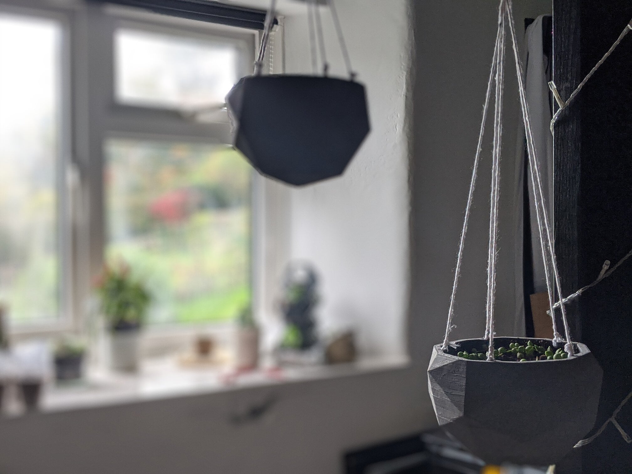 Low Poly Hanging Planter