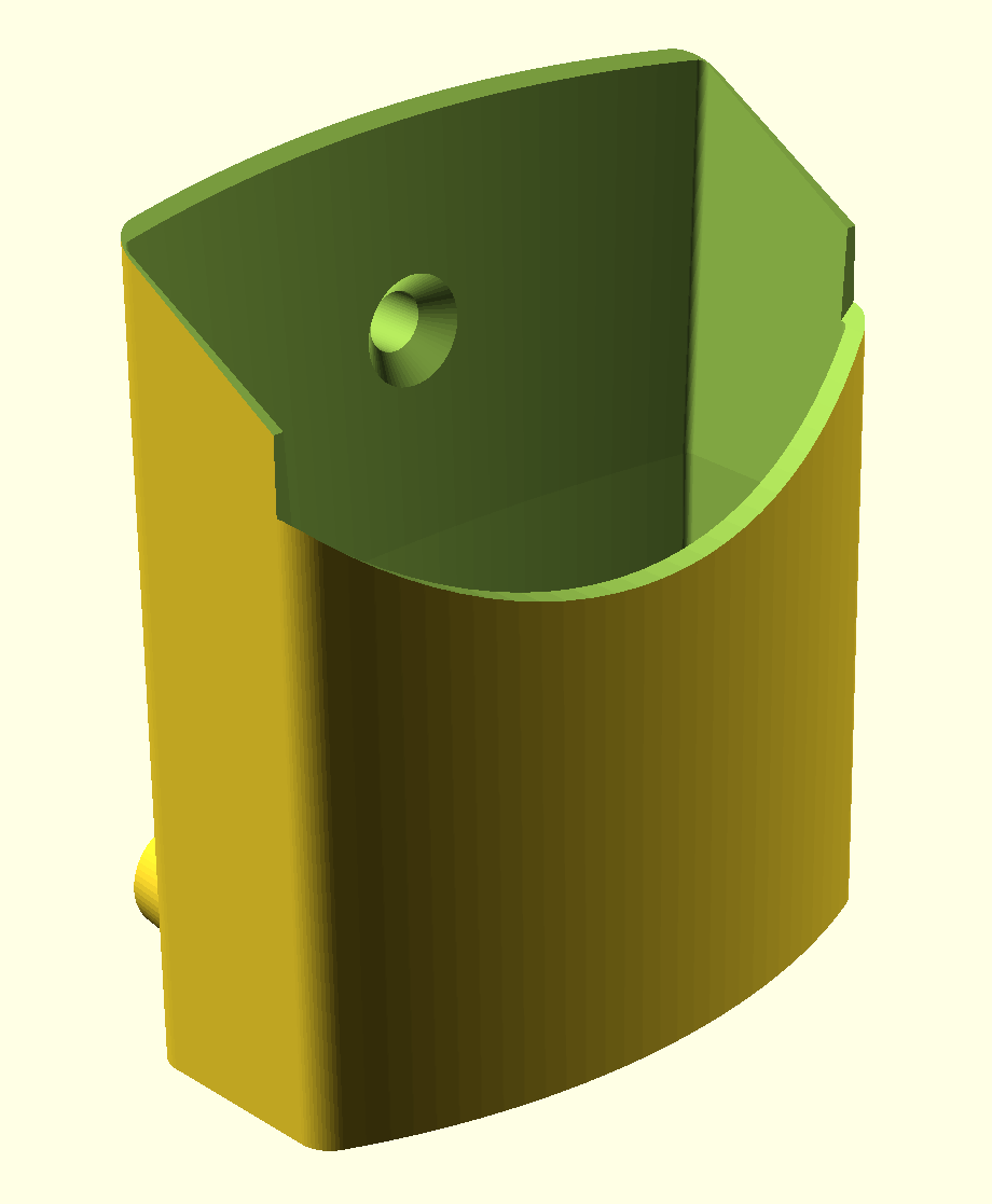 Parametric Wall Mount for Remote Controls