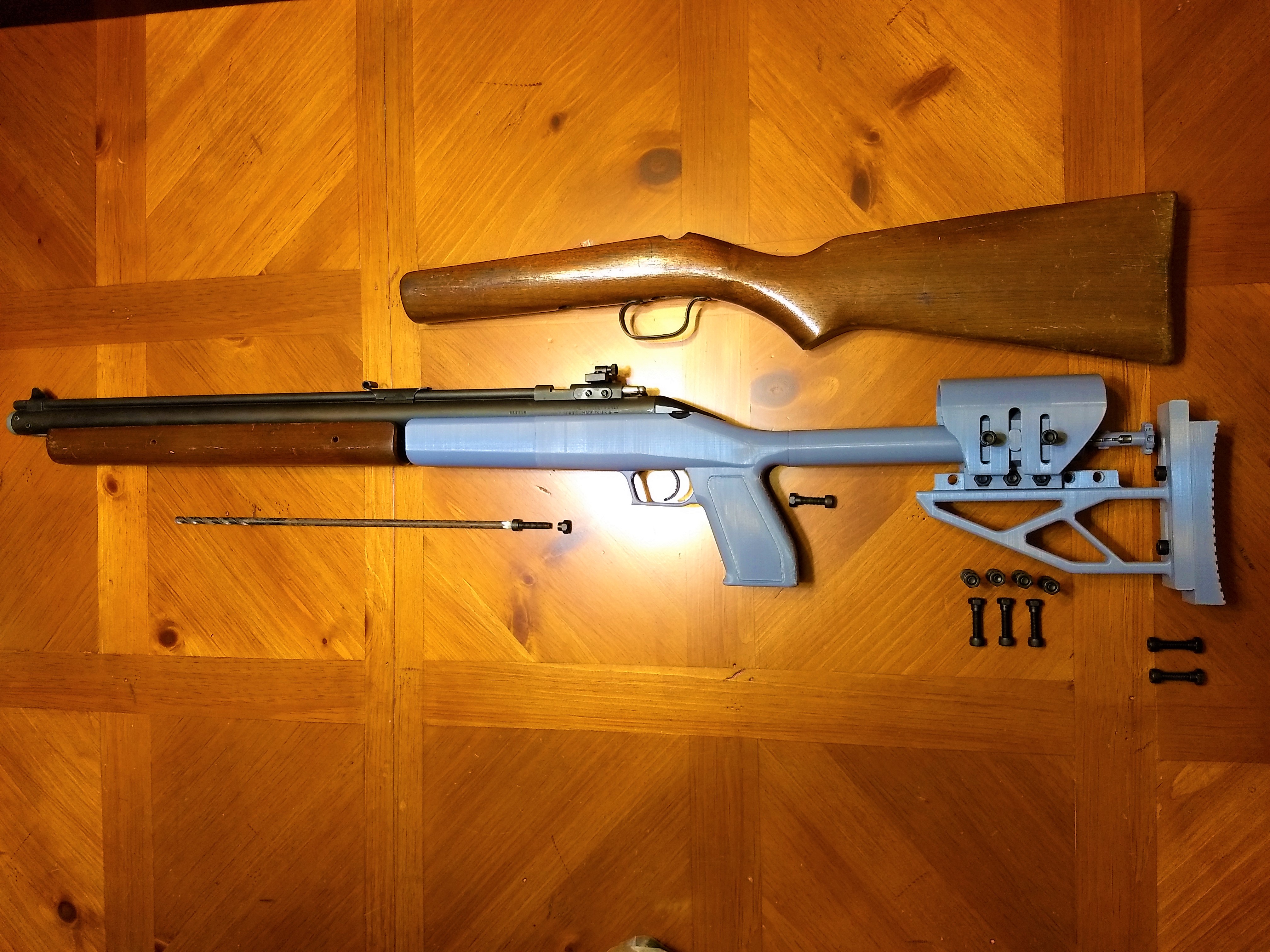 Sheridan Air Rifle Model C (Blue Streak) Pistol Grip Adjustable Stock