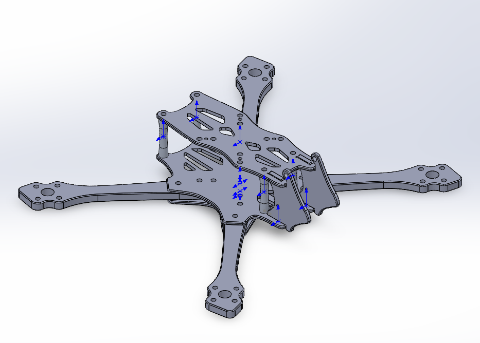 Captain Ace 4.9inch Freestyle FPV Drone Frame