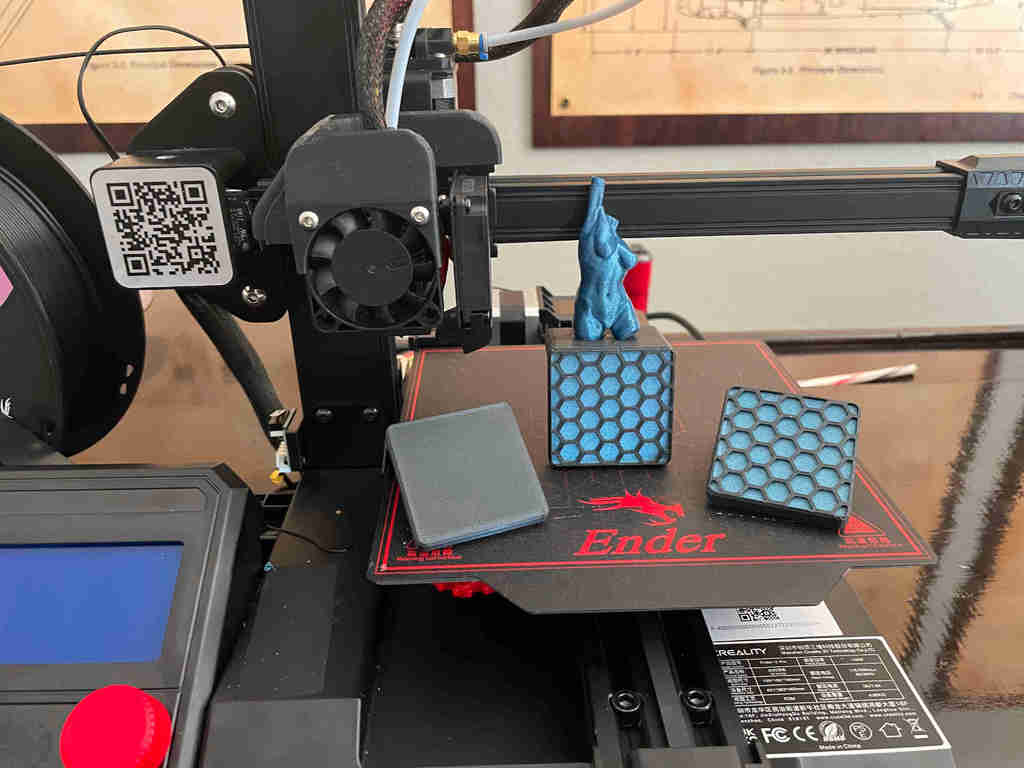 Ender 2 Pro QR Code Cover (three options)
