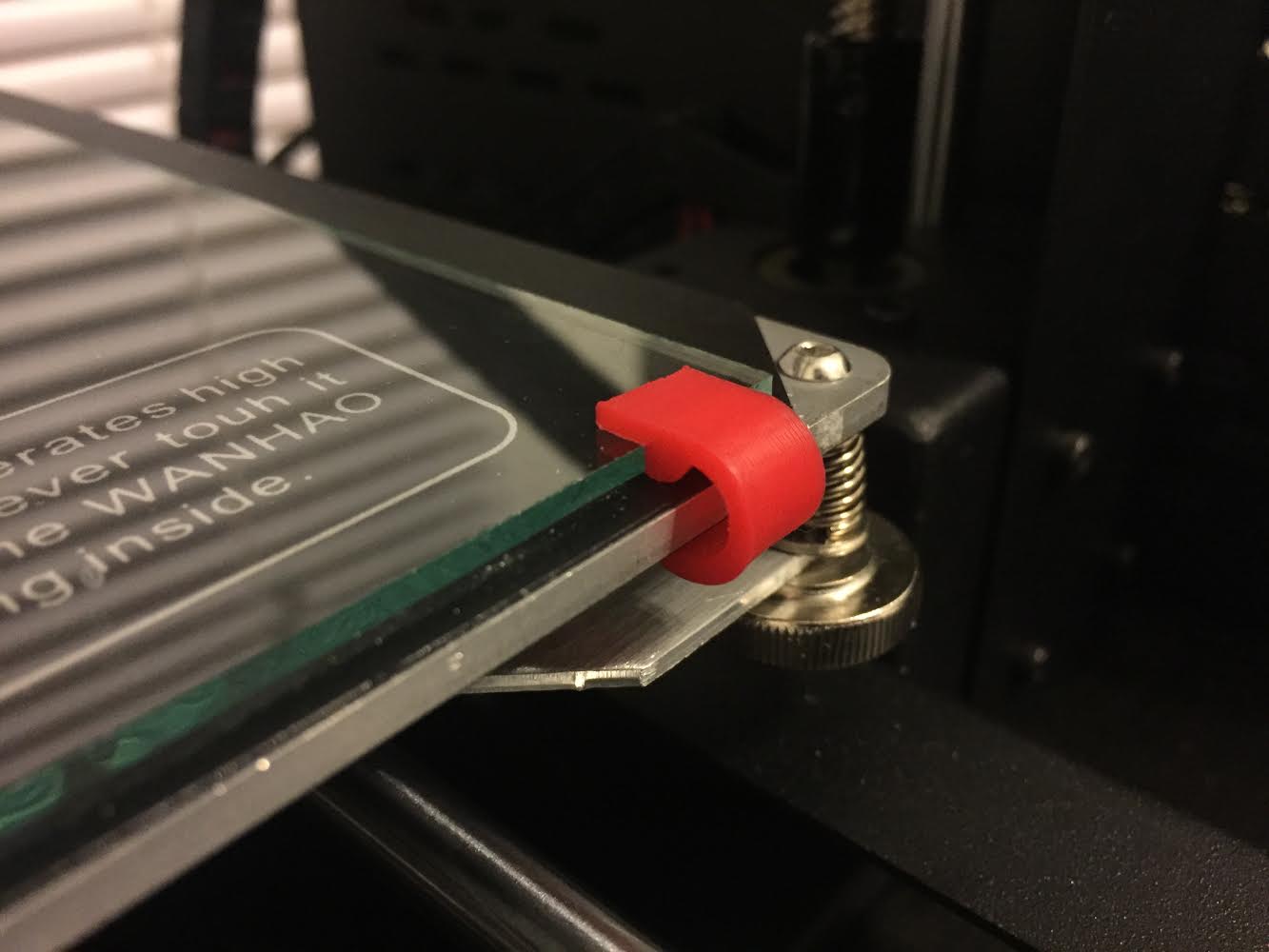 Glass Bed Clip (Screwless)