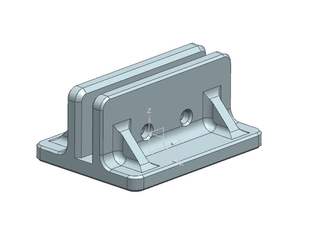 Modular Plexiglass Stand Holder (M4 Insert Compatible) for 6mm (1/4 inch) thick sheets