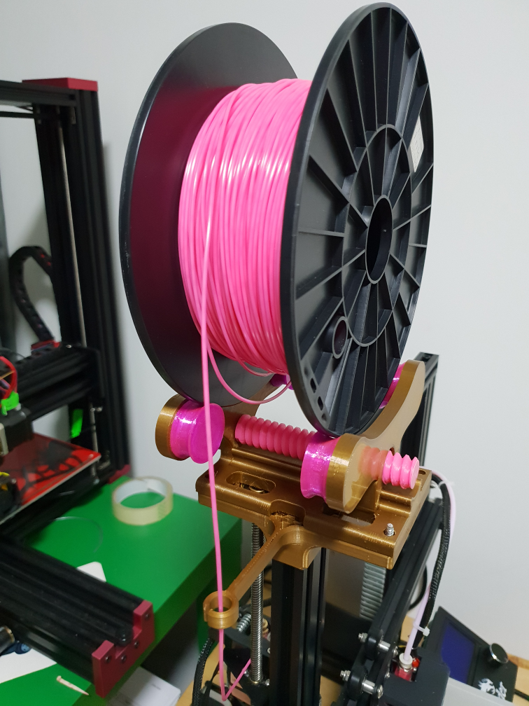 Ender-3 Adjustable Spool Holder, filament guide and Z rod holder