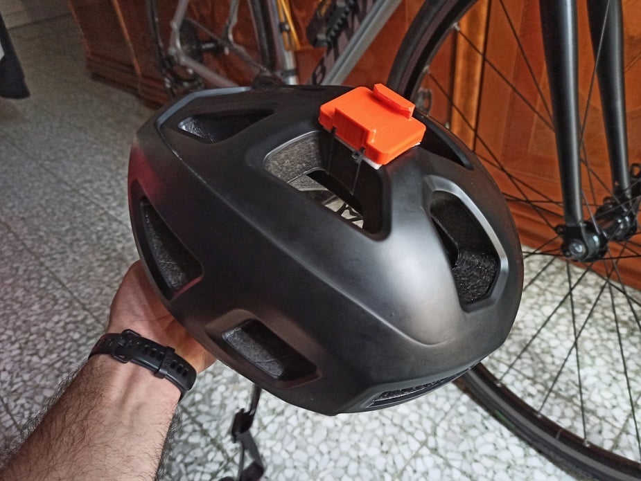 GoPro mount for bike helmet