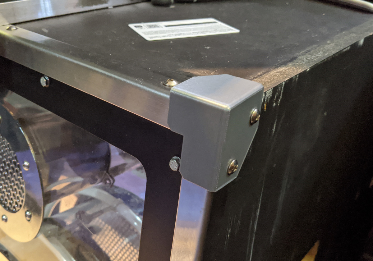 Dance Dance Revolution machine corner bumper