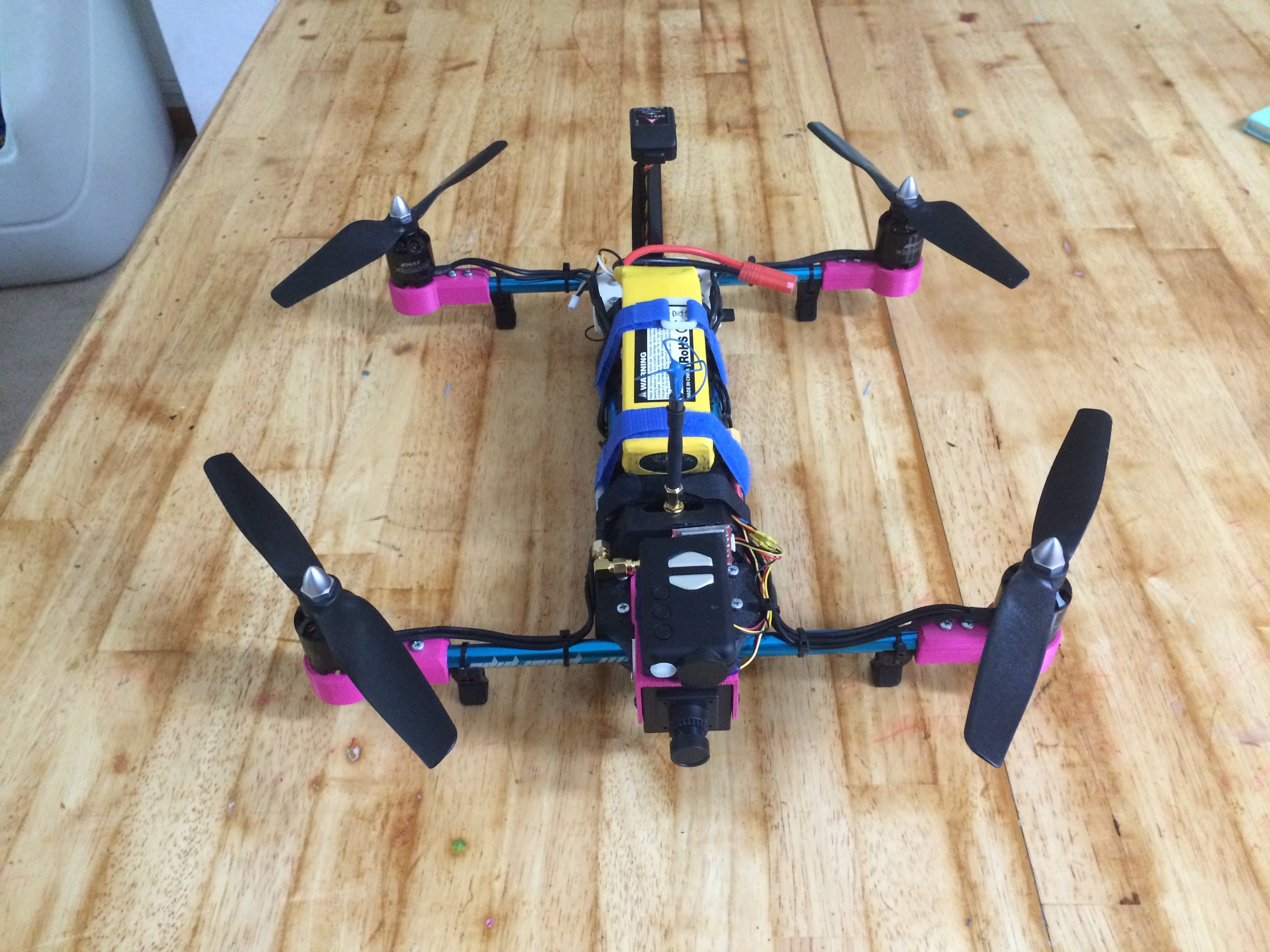ASQ -- Aluminum Straw Quad-copter