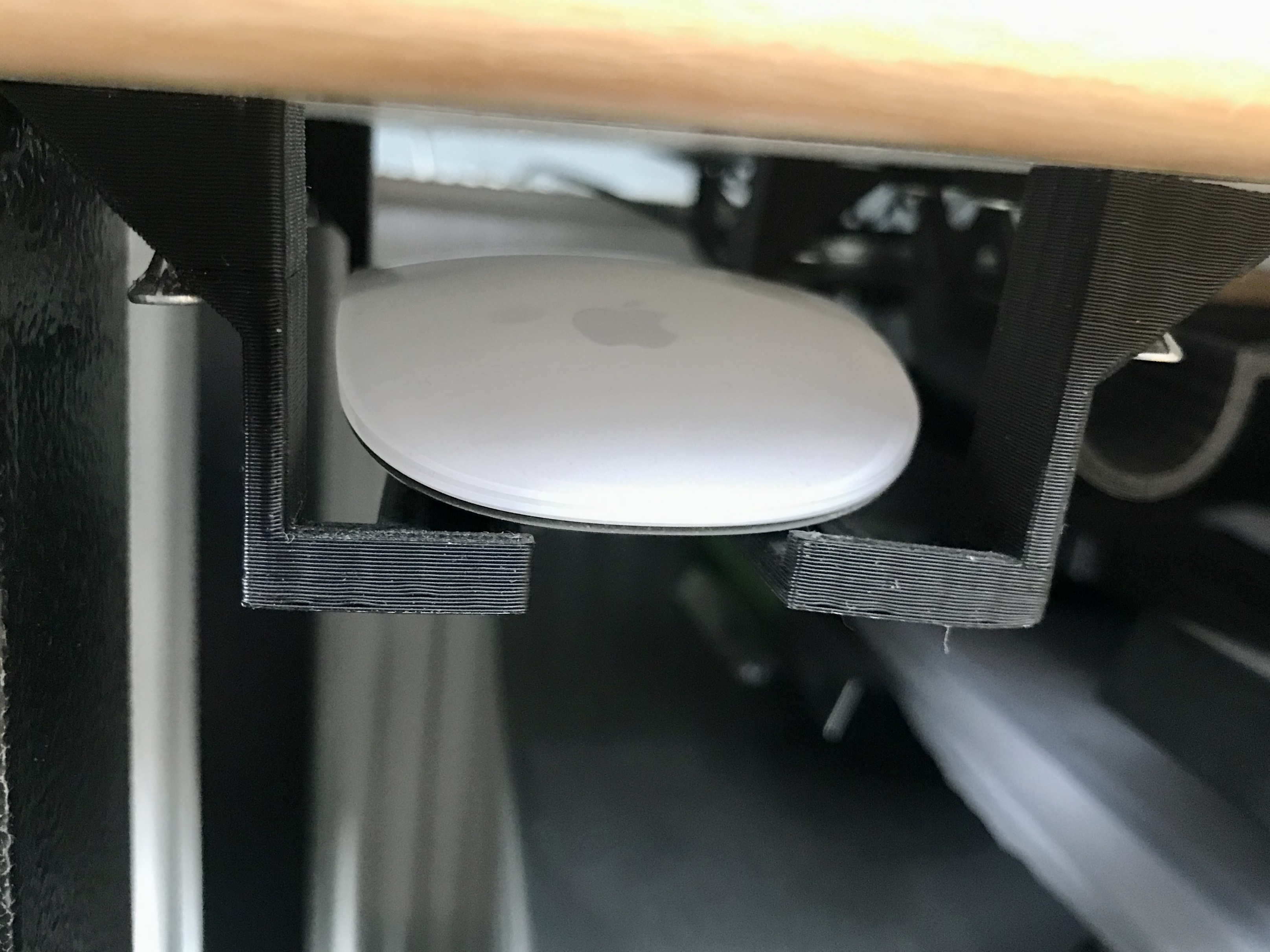 Apple magic mouse desk holder + charging station