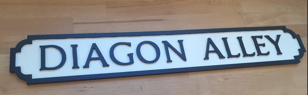Diagon Alley Sign Harry Potter Winkelgasse