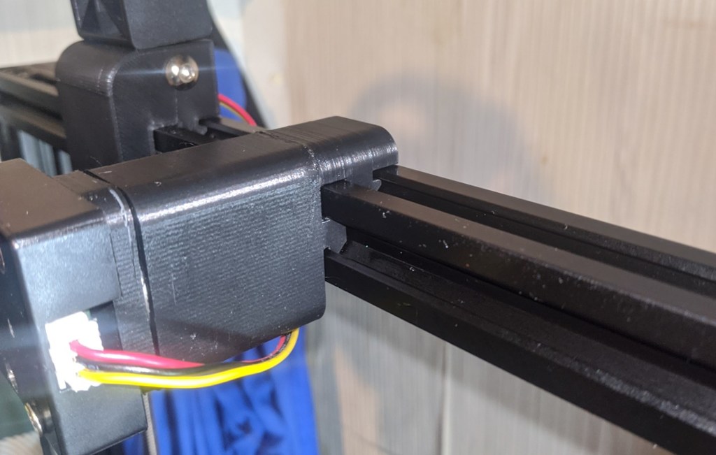 Ender 3 Max Neo filament runout sensor top rail mount