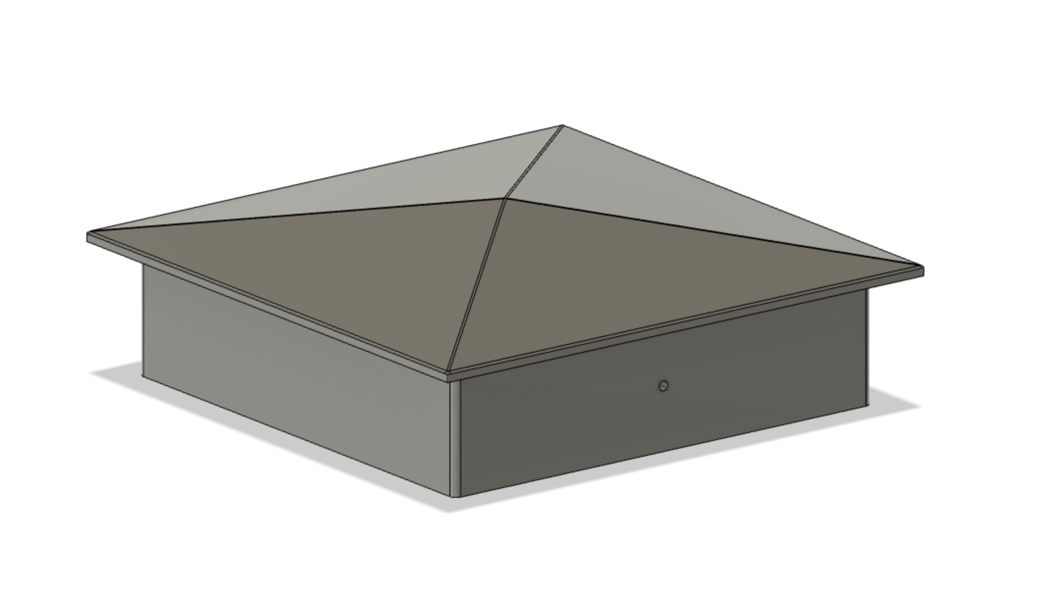 Post caps for 4"x4" posts