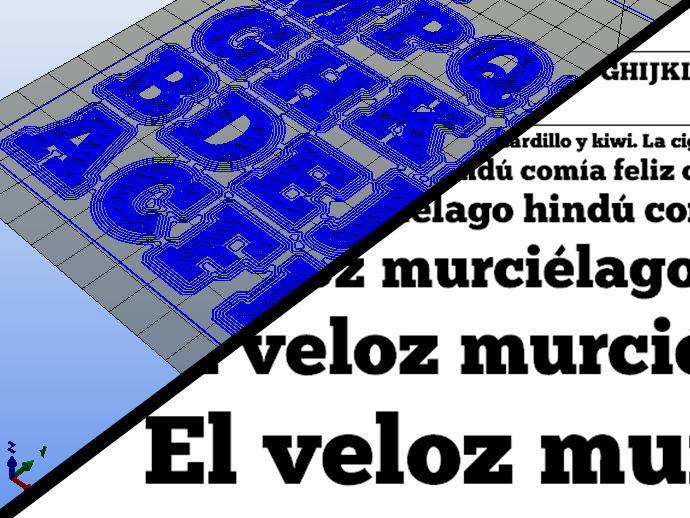 Typo - Font Chunkfive 3D