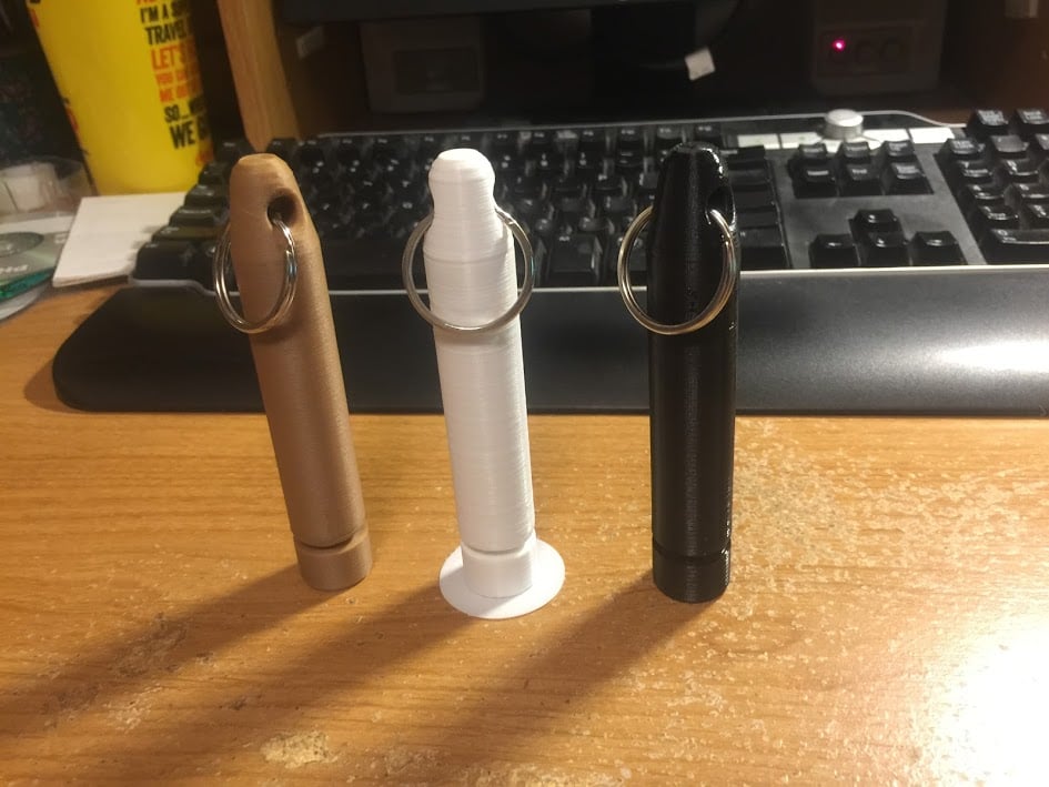 Emergency cash Keychain