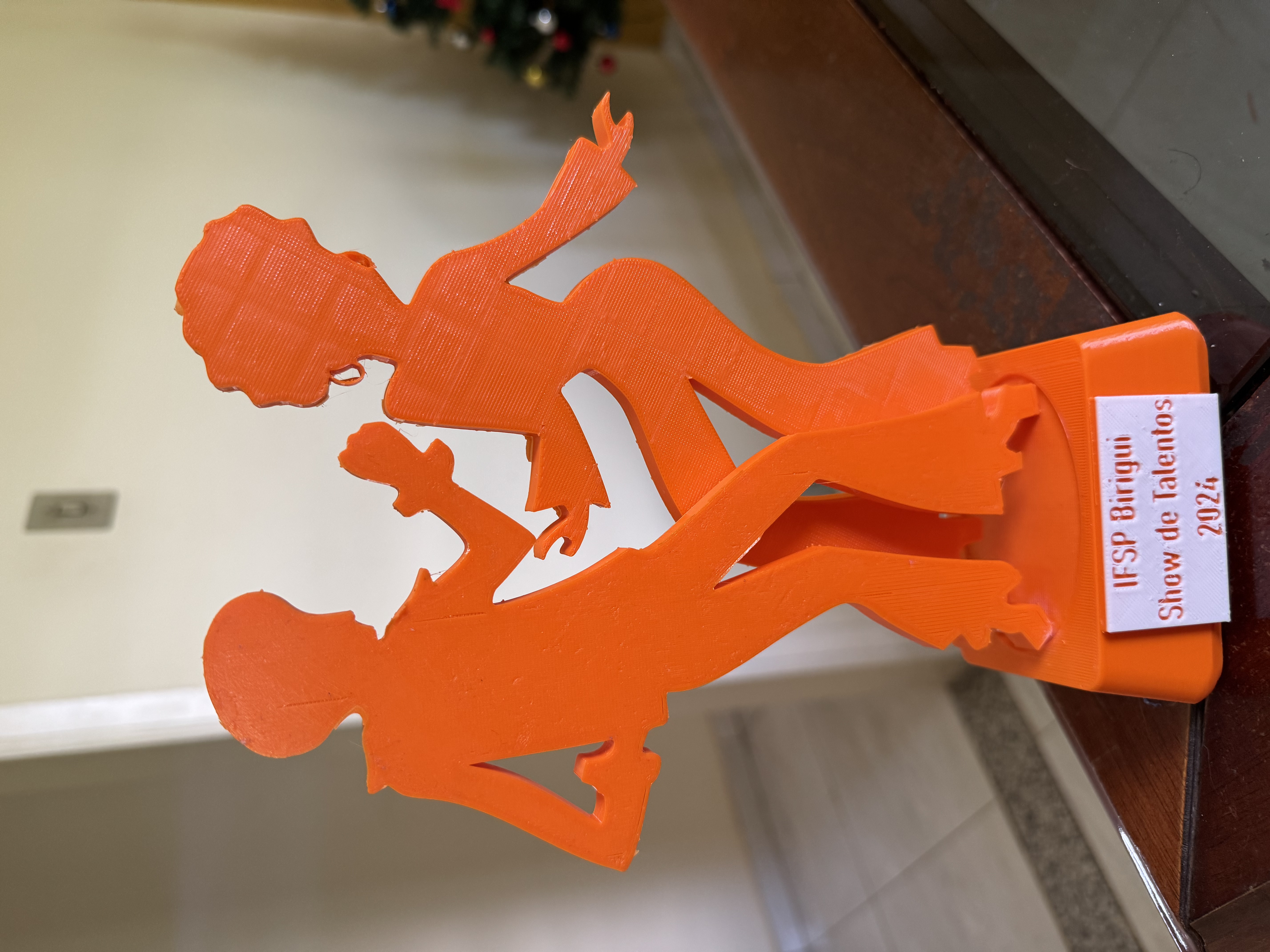 Troféu de destaque na categoria Dança - Instituto Federal de São Paulo - Show de Talentos 2024
