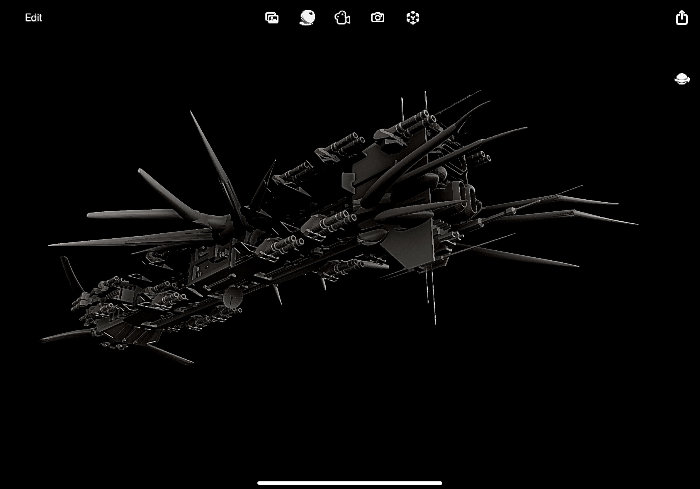 Earth Force Advanced Delta Shadow Dreadnought