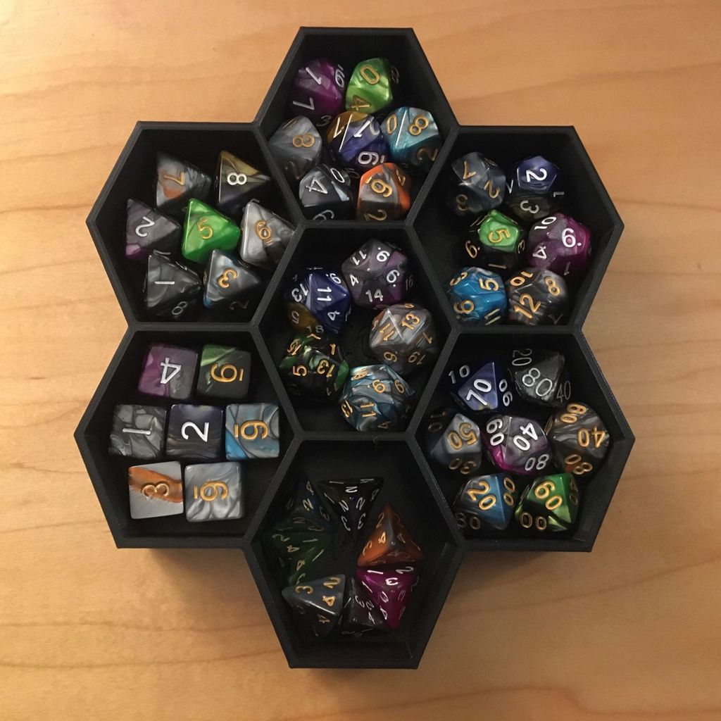 Honeycomb Box (for DND Dice or anything really)