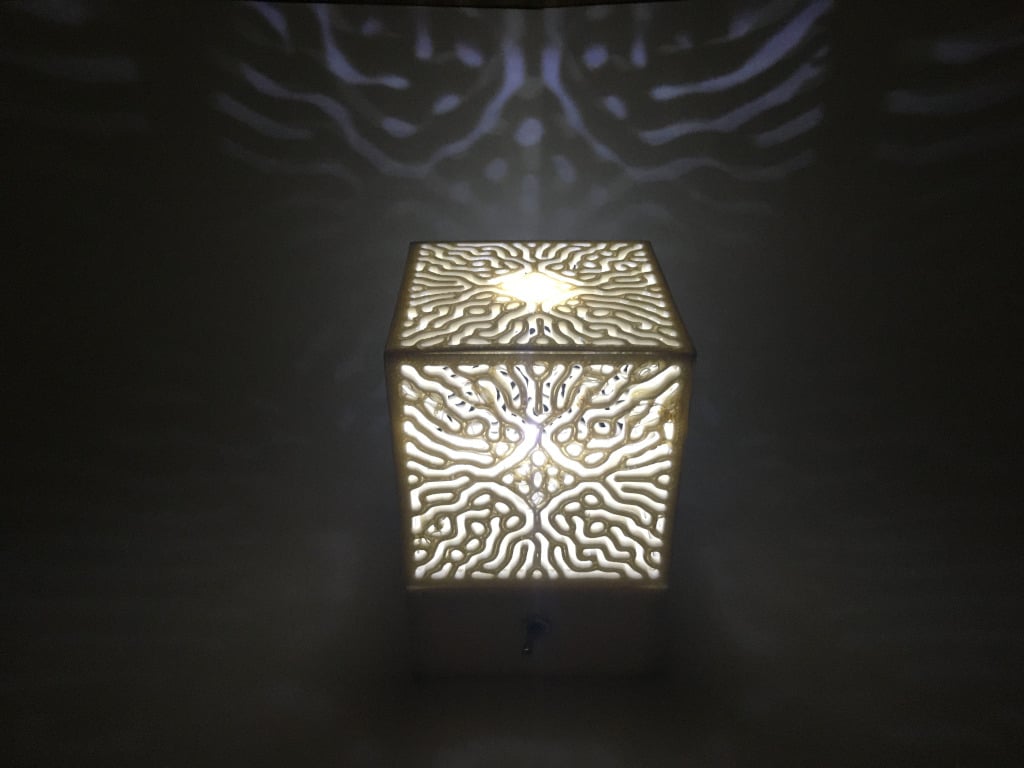 reaction diffusion pattern lamp