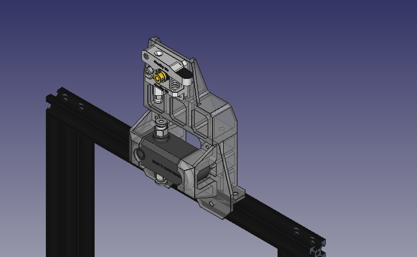 Ender 3 Top Mount Extruder/BTT Filament Sensor v2 brackets