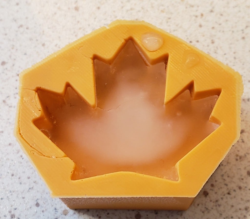 Leaf ice-cube mold