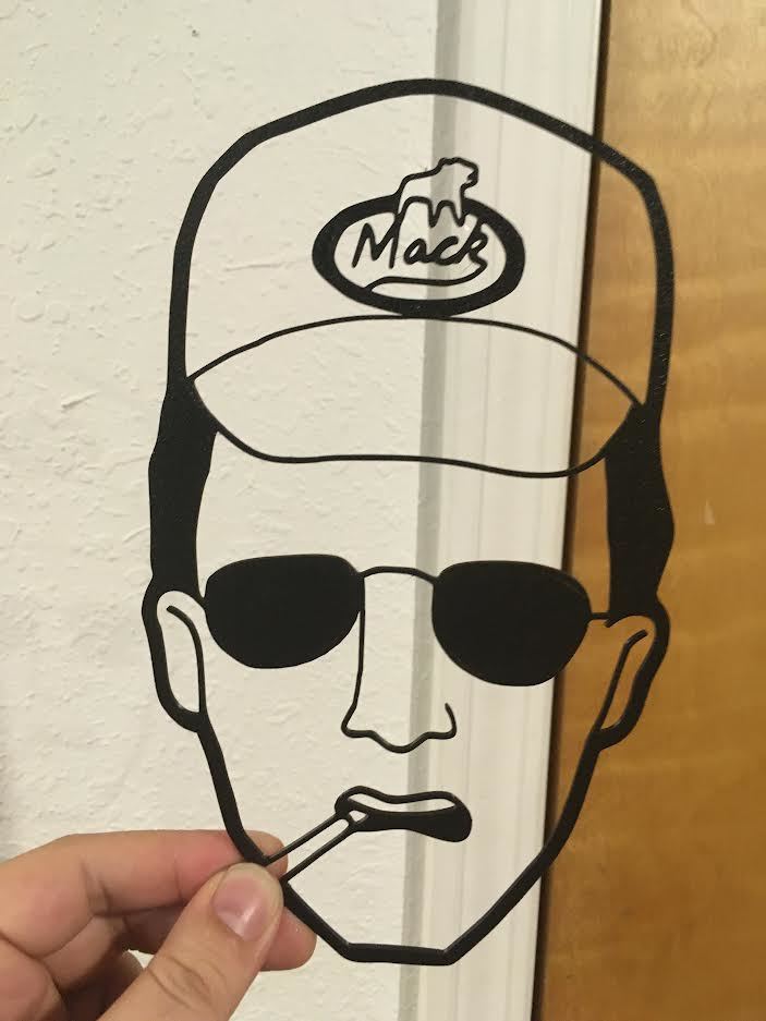 Dale Gribble (King of the Hill) Line Drawing