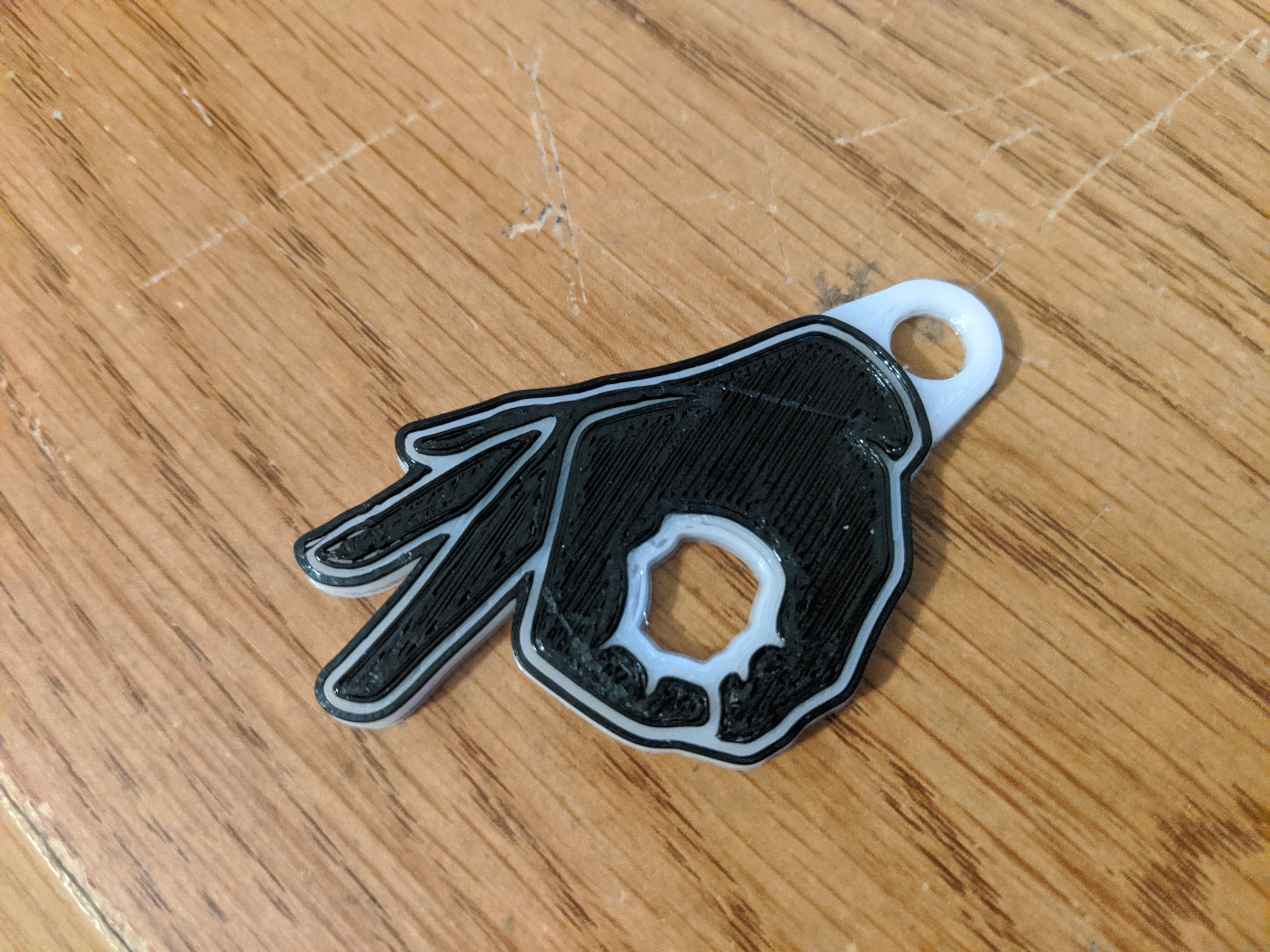 Gotcha! "Circle Game" Keychain for Dual Extrusion
