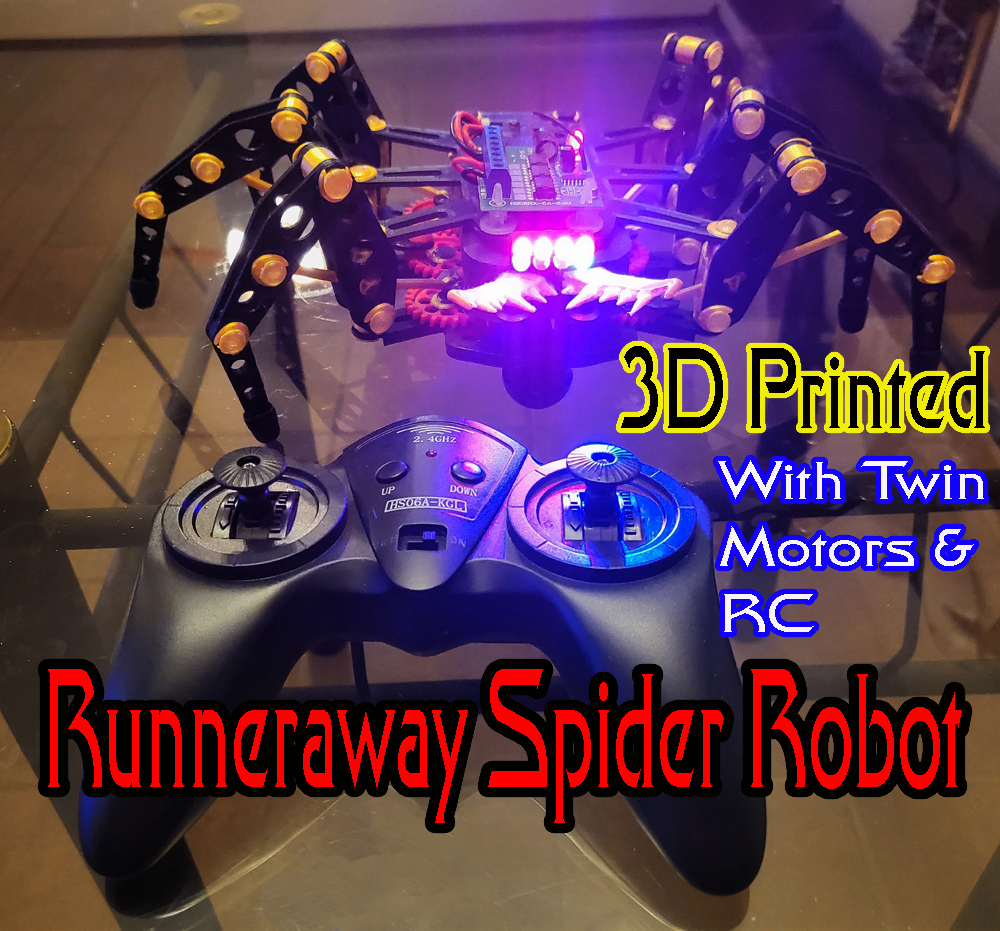 Runaway Spider Robot