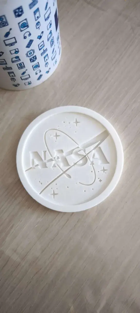 NASA Logo Drink Coaster