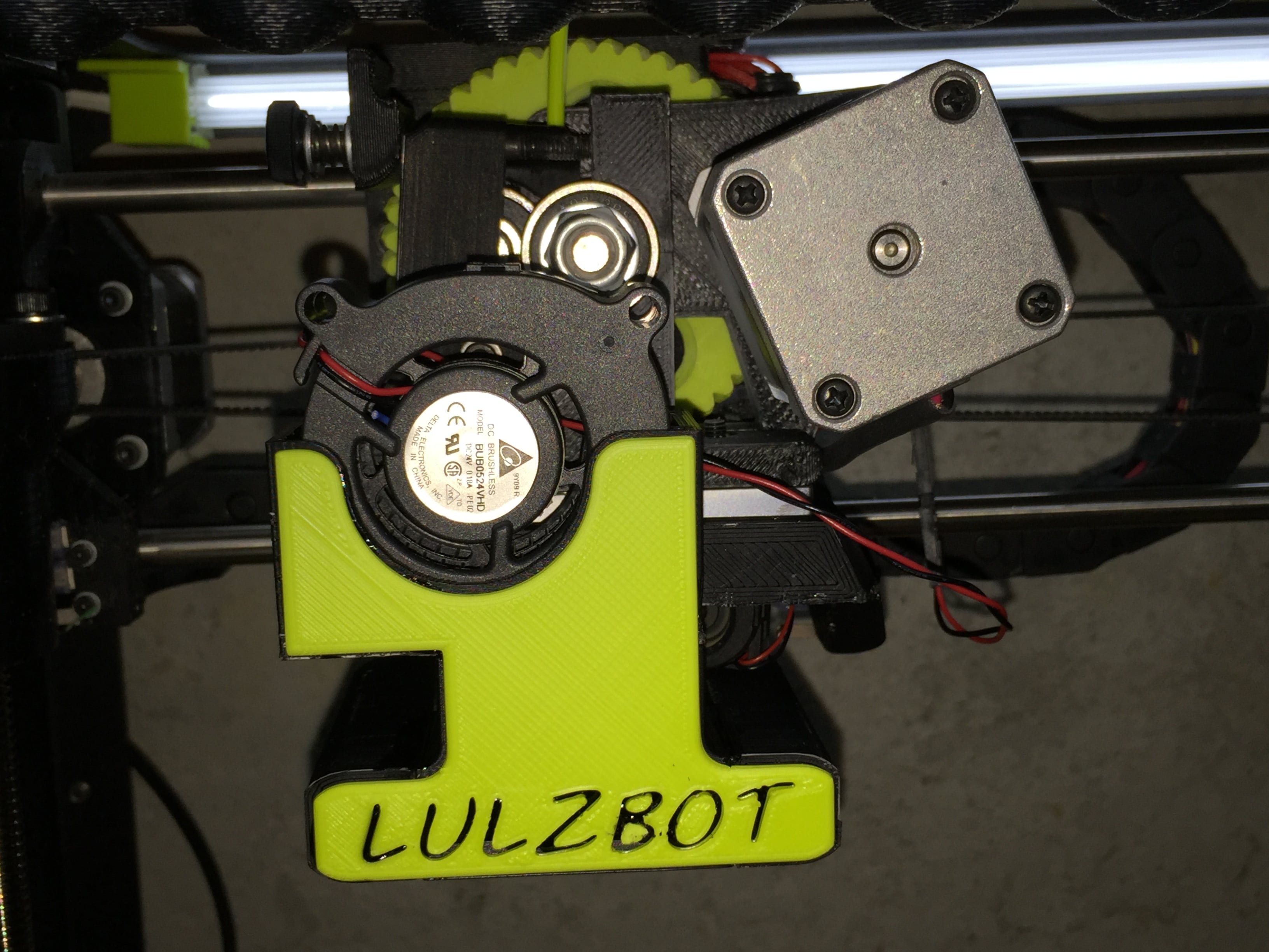 Lulzbot Mini Double Cooling Duct