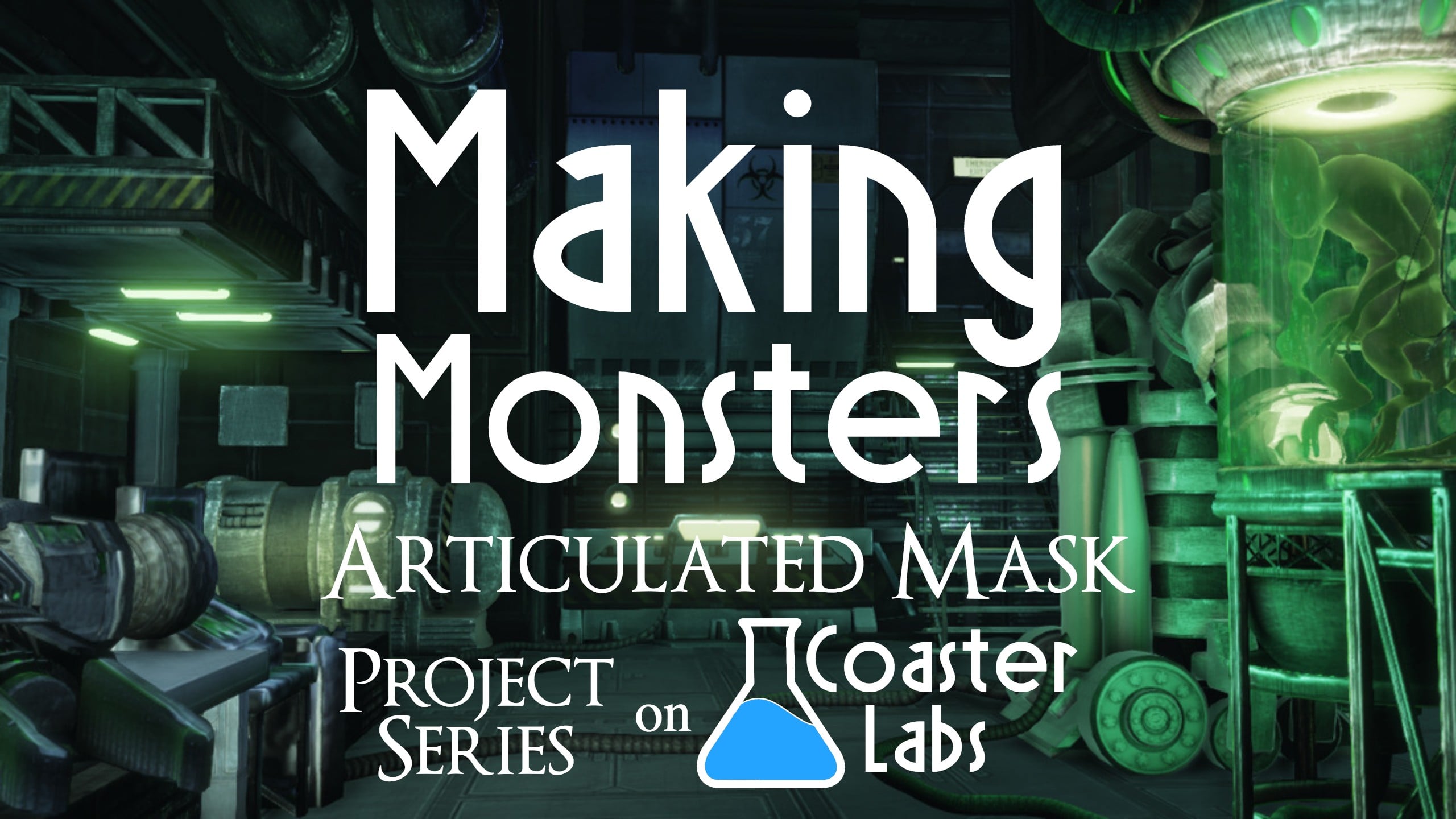 Making Monsters: 10 Servo Articulating Mask Kit
